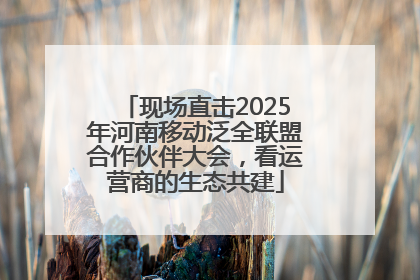 现场直击2025年河南移动泛全联盟合作伙伴大会，看运营商的生态共建